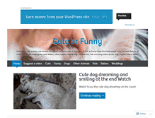 Tablet Screenshot of cuteorfunnyvideos.com
